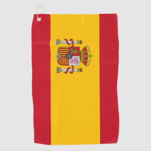 Spanien Flagge Golfhandtuch