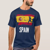 Spanien Flagge Jersey Spanisches Fußballteam Spani