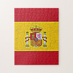 SPANIEN-FLAGGE Puzzlespiel