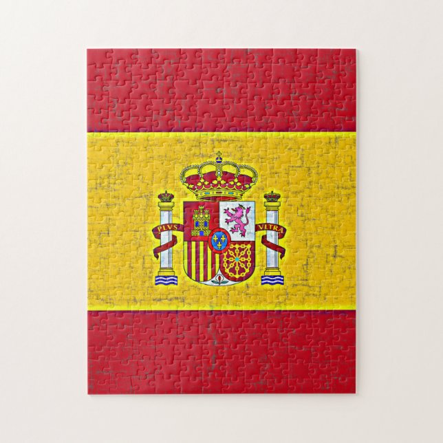 SPANIEN-FLAGGE Puzzlespiel (Vertikal)