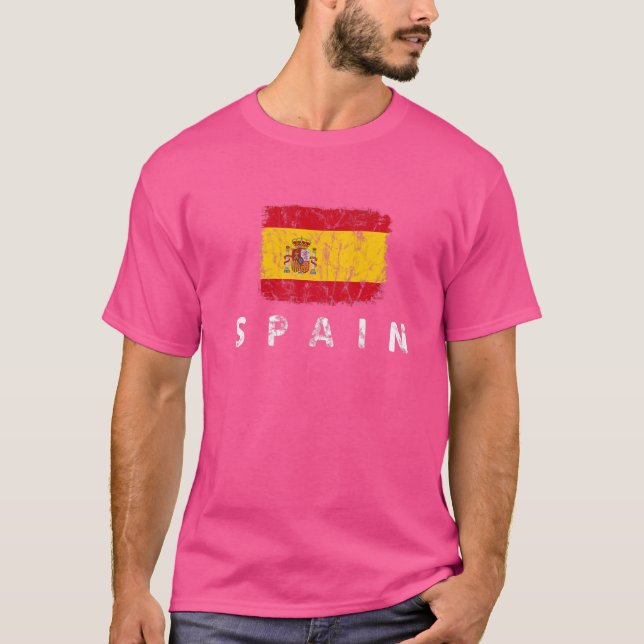 Spanien Flagge Spanien Urlaub Spanien Pride Spani T-Shirt (Vorderseite)