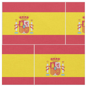 Spanien-Flagge Stoff