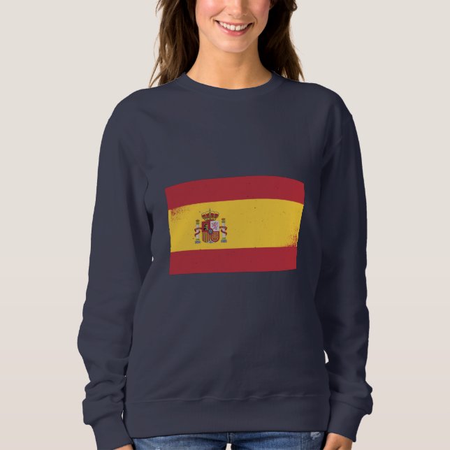 Spanien Flagge Sweatshirt (Vorderseite)