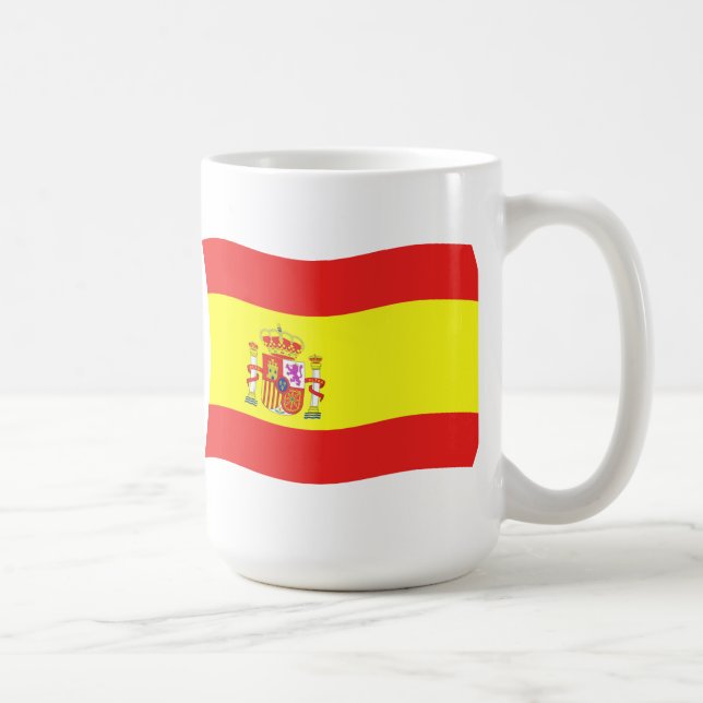 Spanien Flagge Tasse (Rechts)