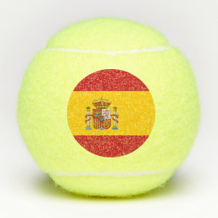 Spanien Flagge Tennisbälle