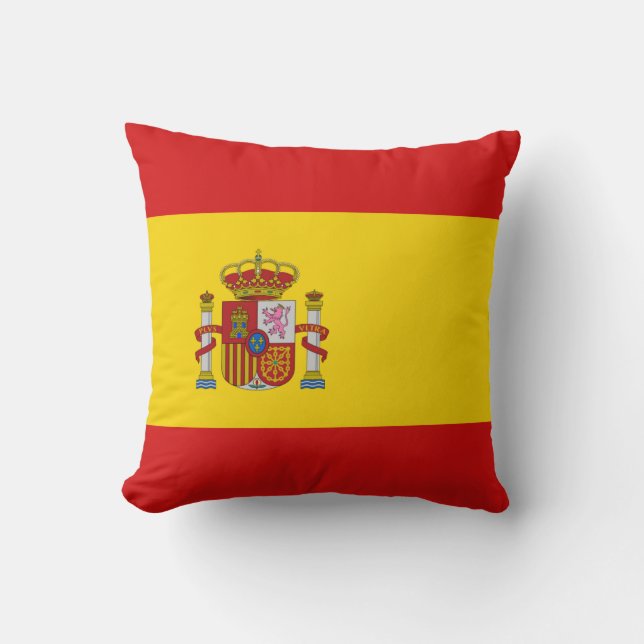 Spanien Flagge x Flaggenkissen Kissen (Vorderseite)