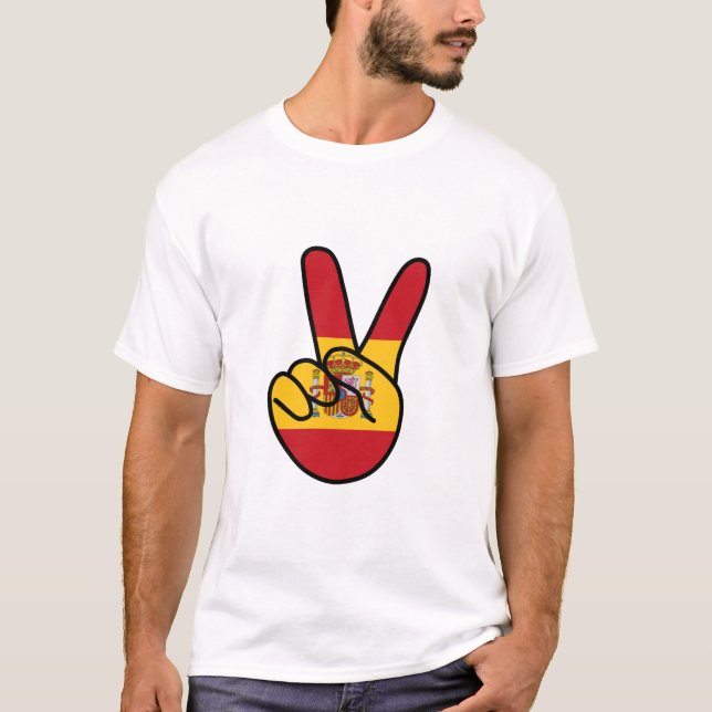 Spanien Flagge / Zeichen T-Shirt (Vorderseite)