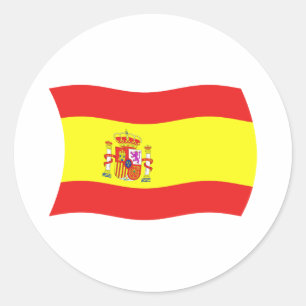 Spanien Flaggen Aufkleber