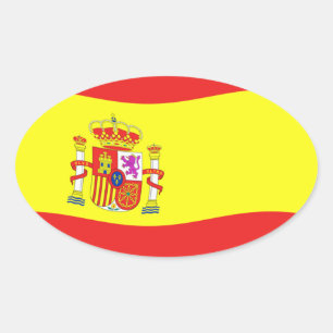 Spanien Flaggen Aufkleber