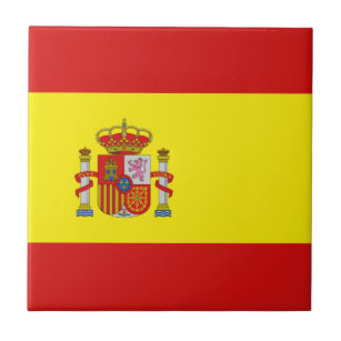 Spanien-Flaggen-Keramik-Fliese Fliese