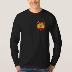 Spanien-Flaggen-Patch für spanische Menschen und d T-Shirt