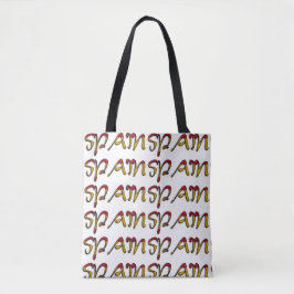Spanien Flaggenfarbtypografie Europäische Länderta Tasche
