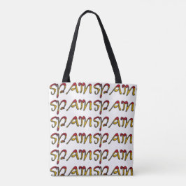 Spanien Flaggenfarbtypografie Europäische Länderta Tasche