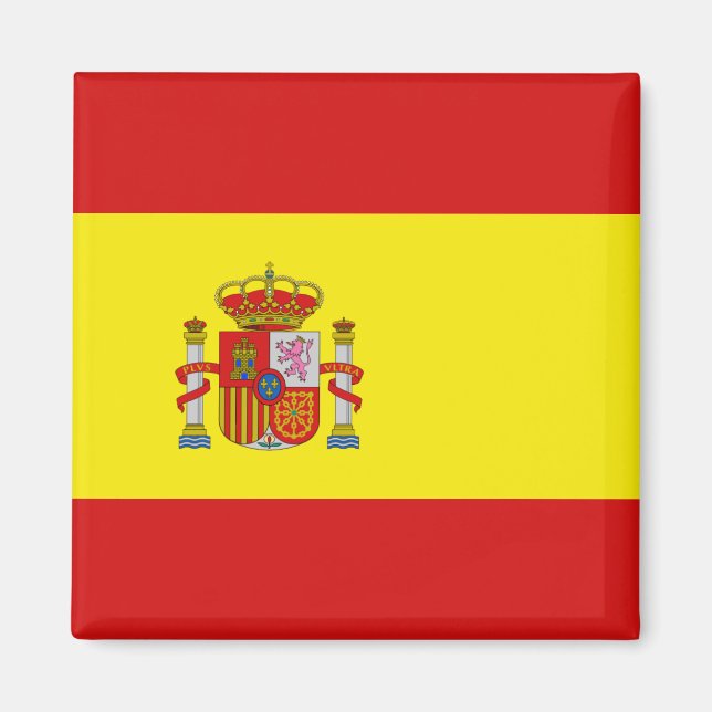 Spanien Flaggenmagnet Magnet (Vorne)