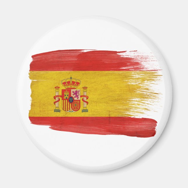 Spanien Flaggenmagnete Magnet (Vorne)