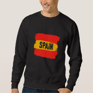 Spanien Flaggenstaat Spanien Barcelona Espana Euro Sweatshirt