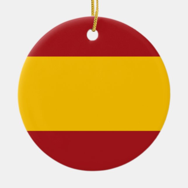 Spanien Flaggenverzierung Keramikornament (Vorne)