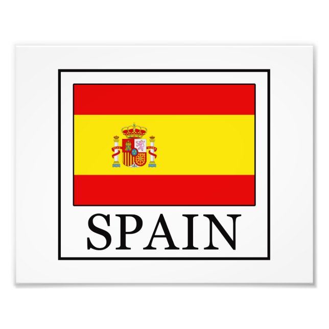 Spanien Fotodruck (Vorne)