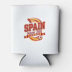 Spanien Fußball 2026 Fußball Fett Land Typografie Dosenkühler