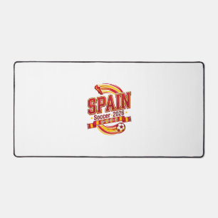 Spanien Fußball 2026 Fußball Fett Land Typografie  Schreibtischunterlage