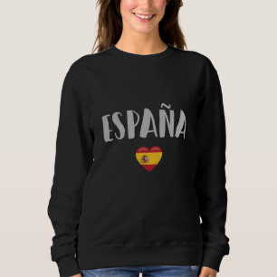 Spanien Fußball Fan T-Shirt Flagge Sweatshirt