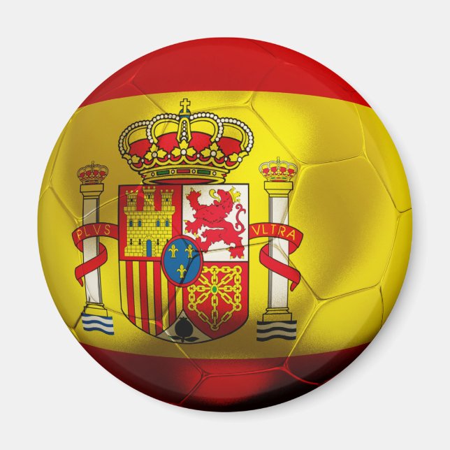Spanien Fußball Magnet (Vorne)