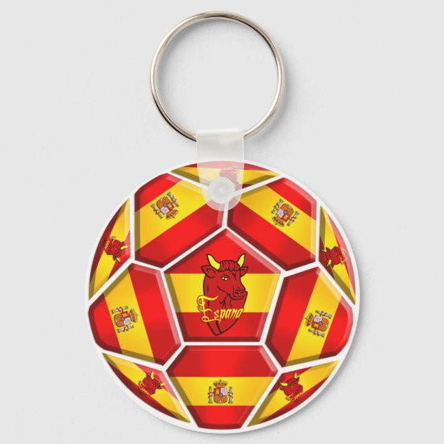 Spanien Fußball Schlüsselanhänger (Vorderseite)