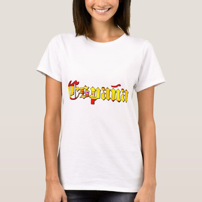 Spanien-Fußball T-Shirt (Vorderseite)