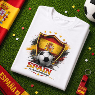 Spanien Fußballfan La Roja Fußball Weltmeisterscha T-Shirt