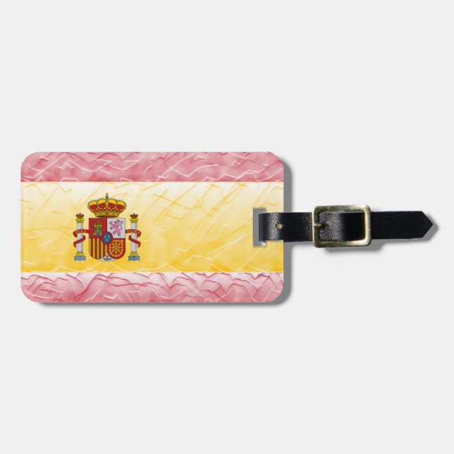 Spanien Gepäckanhänger (Vorderseite horizontal)