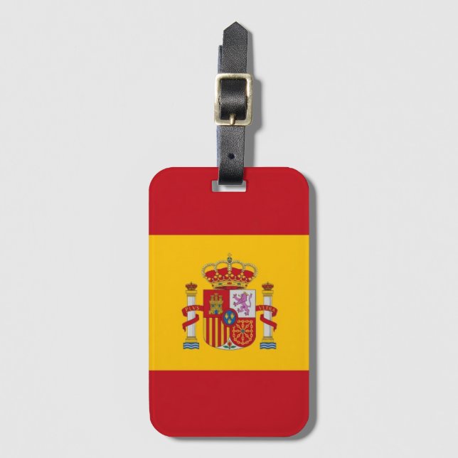 Spanien Gepäckanhänger (Vorderseite Vertikal)