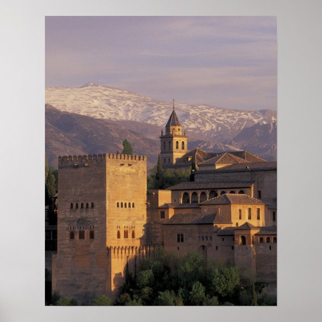 Spanien, Granada, Andalusien Die Alhambra, 2 Poster (Vorne)