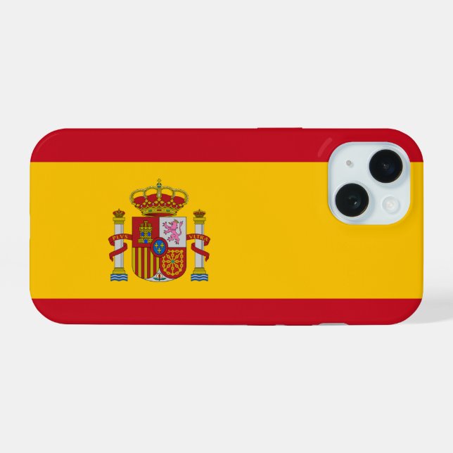 Spanien iPhone 15 Hülle (Rückseite (Horizontal))