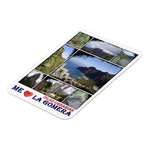 Spanien - Kanarische Inseln - La Gomera - I Liebe  Magnet