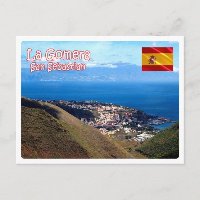 Spanien - Kanarische Inseln - La Gomera - Postkarte (Vorderseite)
