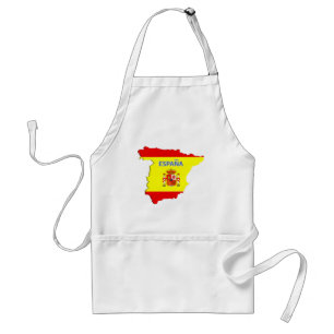 Spanien Karte Schürze