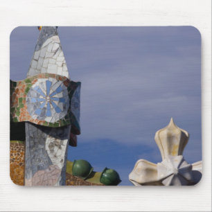 Spanien, Katalonien, Barcelona. Casa Batllo (1906) Mousepad