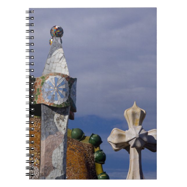 Spanien, Katalonien, Barcelona. Casa Batllo (1906) Notizblock (Vorderseite)