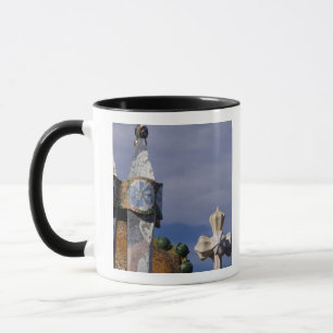Spanien, Katalonien, Barcelona. Casa Batllo (1906) Tasse