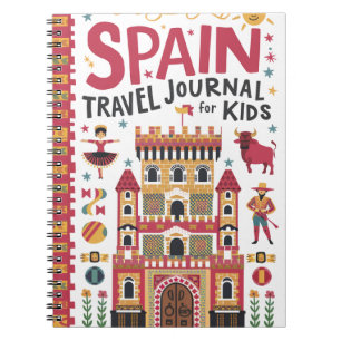 Spanien-Kreuzfahrt-Tagebuch für Kinder Notizblock