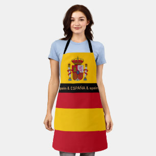 Spanien Küche, Spanien Spanien, Spanien Fahne Koch Schürze