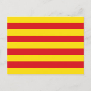 Spanien: La Senyera Katalonien Postkarte