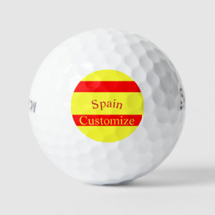 Spanien Landesflagge Thunder_Cove Golfball