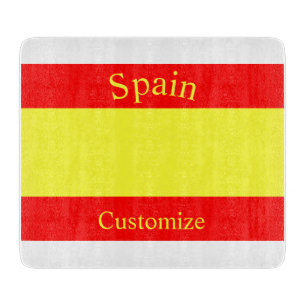Spanien Landesflagge Thunder_Cove Schneidebrett