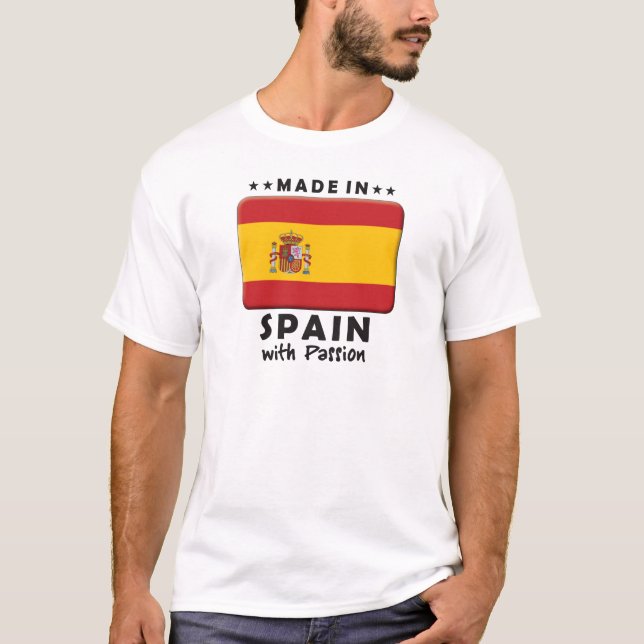 Spanien-Leidenschaft T-Shirt (Vorderseite)
