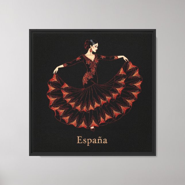 Spanien Leinwanddruck (Vorderseite)