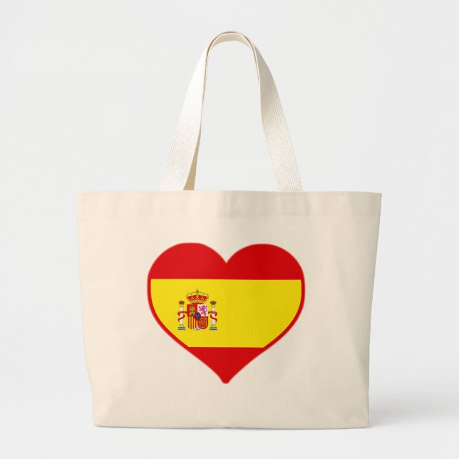 Spanien Liebe Jumbo Stoffbeutel (Vorne)