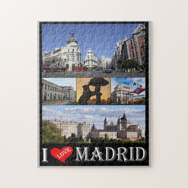 Spanien - Madrid - I Liebe - (Vertikal)