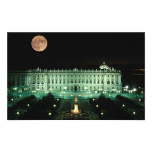 Spanien, Madrid, Königspalast und Plaza de Fotodruck