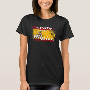 Spanien Madrid Mormon LDS Mission Missionar T-Shirt